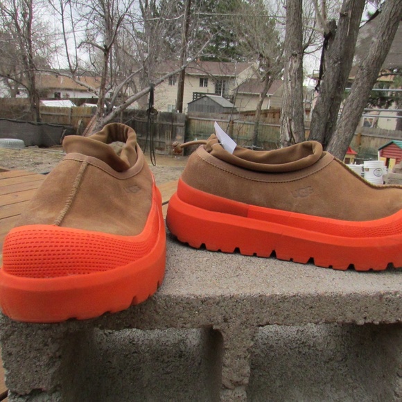 UGG Tasman Weather Hybrid Slipper in the \'Chestnut Orange\' colorway main image 5